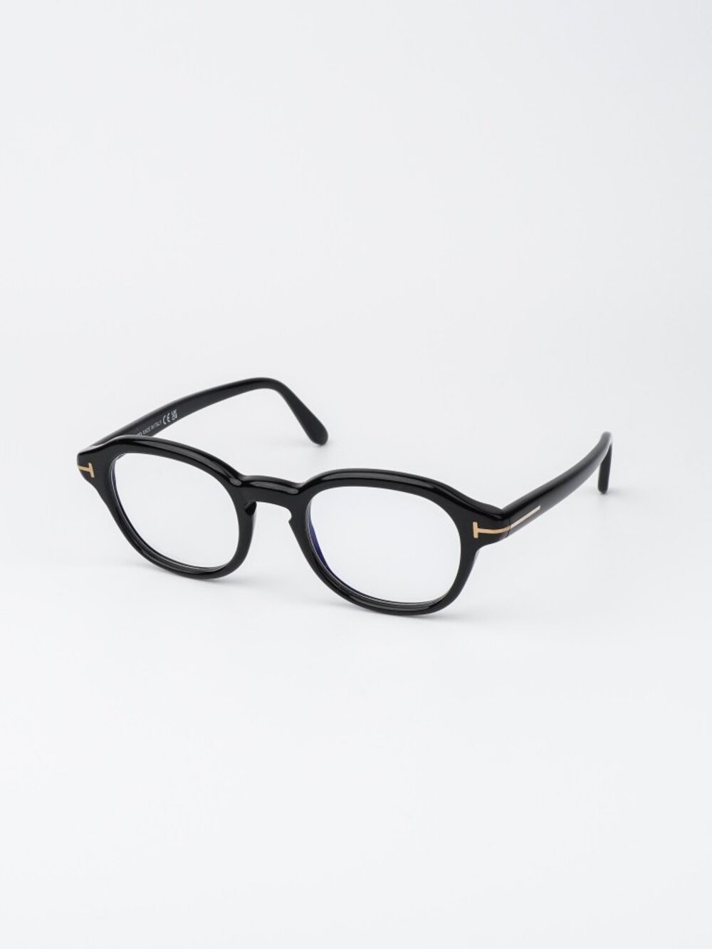 Tom Ford Women Eyeglasses Black Round FT5871-B 001 NEW AUTHENTIC